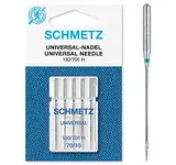 SCHMETZ | 5 Nähmaschinennadeln | Universal | 130/705 H | Nadeldicke 70/10 | auf jeder gängigen Haushaltsnähmaschine einsetzbar