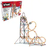 K'NEX 80216 Amazin' 8 Achterbahn-Baukasten, buntes Konstruktionsspielzeug für Jungen und Mädchen, Achterbahnspielzeug für Kinder, 448-teiliger Baukasten ab 7 Jahren