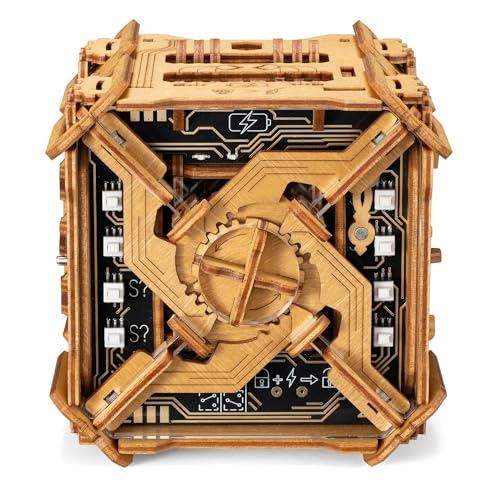 PUZZLE POTATO Tesla Puzzle Box - Escape Room Spiel mit Elektronischen Rätseln - Puzzlebox - Knobelspiel für Erwachsene - Brainteaser Geschenkbox