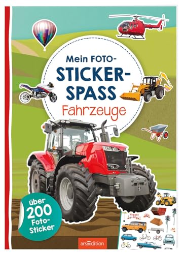 Mein Foto-Stickerspaß – Fahrzeuge: Über 200 Foto-Sticker | Stickerheft mit Foto-Stickern und illustrierten Szenen für Kinder ab 3 Jahren