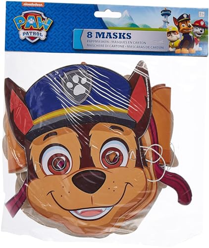 Child Paw Patrol Paper Masks