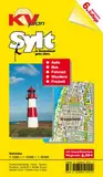 Sylt: 1:12.500 Amtsplan mit Freizeitkarte 1:25.000 mit Radrouten, Wanderwegen und Buslinien