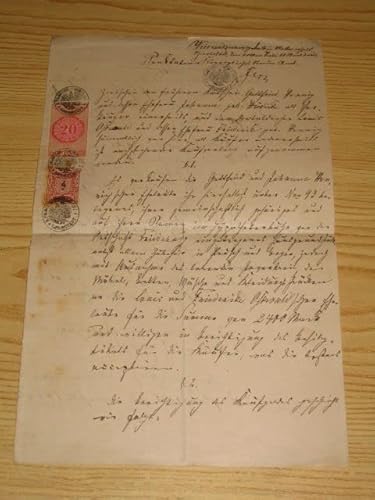 Punktation Katasteramt Gerbstedt 1883