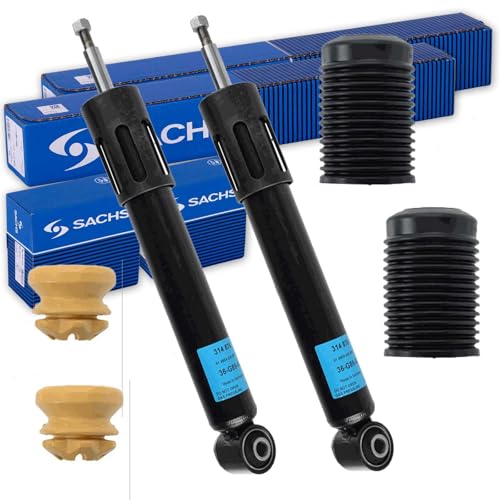 2x SACHS Stoßdämpfer + Protection-Kit hinten passend für 5er F11 AB BJ 2010