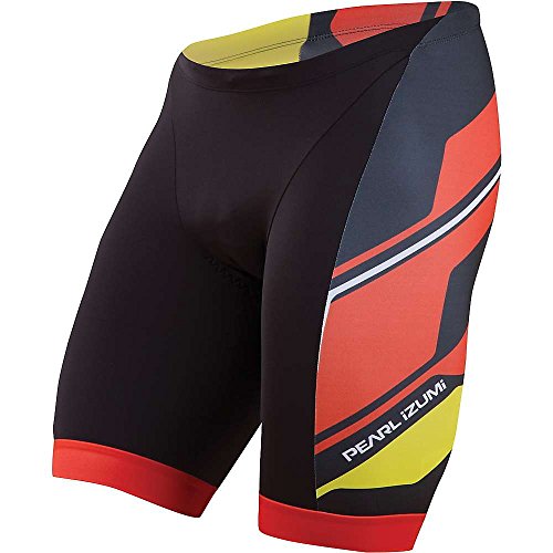 Pearl Izumi Herren Elite In-R-Cool LTD Tri Shorts, Herren, Einsatz Mandarinenrot, X-Large