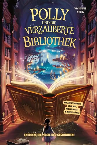 Polly und die verzauberte Bibliothek: Entdecke die Magie der Geschichten!: Ein Abenteuerbuch über Mut, Freundschaft und Selbstvertrauen I Kinderbuch ... Kinder! (Lesefunken - Lesen macht stark!)