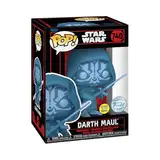 Funko Pop! Star Wars: Star Wars Darkside - Darth Maul - (Holo) - Leuchtet Im Dunkeln - Vinyl-Sammelfigur - Geschenkidee - Offizielle Handelswaren - Spielzeug Für Kinder und Erwachsene