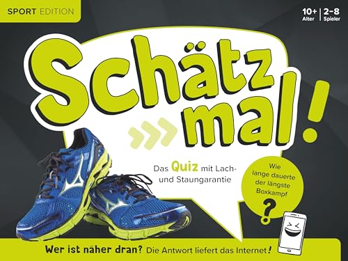 Schätz mal! Sport Edition: Das Quiz mit Lach- und Staungarantie I Ab 10 Jahre I 2-8 Spieler I Spiele-Block