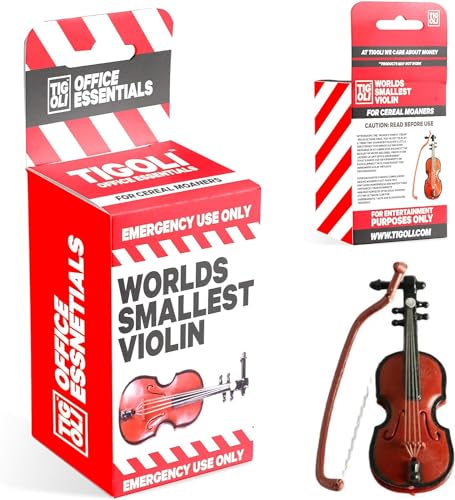 Panda Loco Die kleinste Notfall-Violine der Welt! - Office Essentials Stöhnen Geschenk Geburtstag Weihnachten Witz Witz