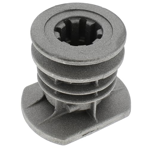 GREENSTAR – CASTELGARDEN, MAC GARDA Mähmessernabe – ersetzt Original 122465607/0, 122465607/1, 122465607/2, 122465607/3, 122465607/4 – H 68 mm, zentrale Bohrung 22,2 mm, Bohrlochtiefe 43mm