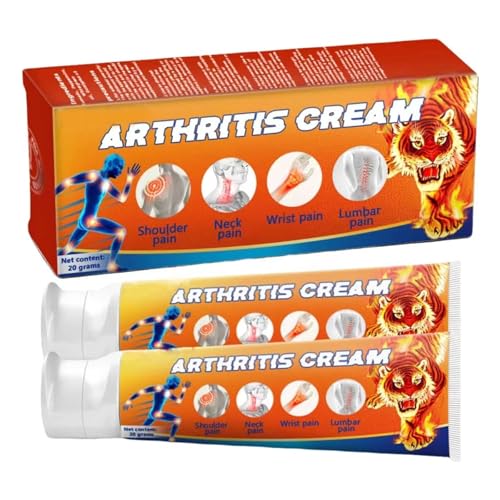 2 Stück Furzero Kurkuma-Arthritis-Creme, Furzero Turmeric Arthritis-Creme für Rücken, Gelenke, Knie