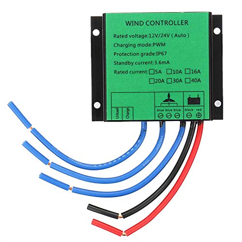 0-1000W Windregler Wasserdicht 20A PWM Laderegler 12V/24V AUTO Schalter für Windkraftanlage Generator Automatische Bremse (12v24v AUTO PWM)