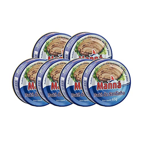 Manná Paté de Sardinha Sardinenpastete aus Portugal, 6er Pack (6 x 65g)
