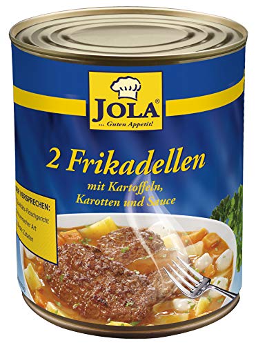 Jola Frikadellen mit Kartoffeln, Karotten und Sauce, 800 g