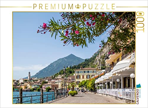 CALVENDO Puzzle GARDASEE Limone sul Garda Uferpromenade 1000 Teile Puzzle quer | 1000 Teile Lege-Größe 64 x 48 cm Foto-Puzzle für glückliche Stunden
