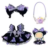 TYXHXTF pop-La-bu Puppenkleidung, bu-bu Plush Doll Clothes, Cute Toy Clothes, Passende Kleidung für Die La-bu-Plüsch Toy, 17 cm Große Kleidung für bu-bu Puppe, Kleidung Plüsch