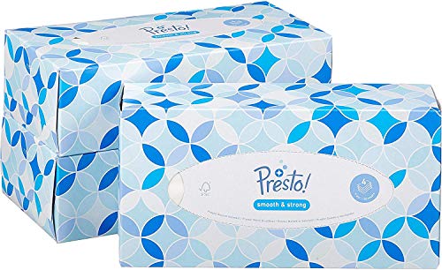by Amazon 4-lagige Papiertaschentücher-Boxen, 1200 Stück, 12 Packungen mit 100