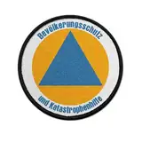 Copytec Patch Rund 7,5cm Bevölkerungsschutz Katastrophenhilfe Katastrophe Hilfe #44923