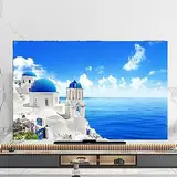 WYKLPMVXQ TV-Staubschutz für den Innenbereich, Flüssigkristall-Display-Schutzhülle, staubdichter TV-Displayschutz, Desktop-Universal-Display-Abdeckung, TV-Staubschutz(Color5,40-43inch)