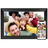 AEEZO 15,6 Zoll Großer WiFi Digitaler Bilderrahmen,1920x1080 IPS Tuchscreen Smart Fotorahmen,Automatische Drehung,32 GB Speicher,Teilen von Bildern, Musik, Videos,Wandmontage Möglich