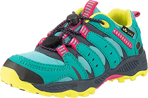 Lico Unisex Fremont Trekking-& Wanderhalbschuhe, Türkis/ Pink/ Lemon, 37 EU