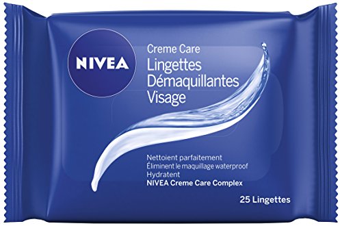 NIVEA Reinigungstücher für Gesicht, Creme, Pflege, 25 Stück – 3 Packungen