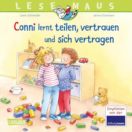 LESEMAUS 97: Conni lernt teilen, vertrauen und sich vertragen: Bilderbuch für Kinder ab 3 Jahre | Vermittlung sozialer Kompetenzen (97)