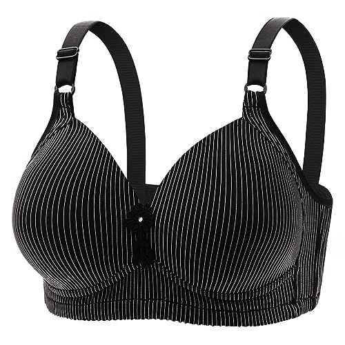 Damen BH, Sport BH Damen Soft Comfort Bras Leicht Atmungsaktive Unterwäsche Ohne Bügel BH Passform Stretch Bügelloser Hautfreundliche Bralette Elegant Klassische Bustier