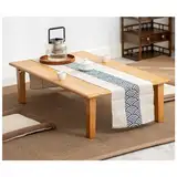 Klappbarer Tisch Mit Wasserdichter Oberfläche, Dicken Beinen Und Abgerundeten Ecken, Wohnzimmer-Couchtisch, Japanischer Tatami-Tisch, Schlafzimmer-Beistelltisch, Tragbar (S : 60x40x35cm)