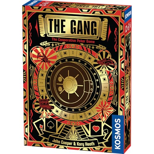 The Gang | Finalist für Erwachsene | Co-Operative Poker | Familienspiel | Spieleabend | Strategiespiel | Ab 10 Jahren