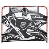 Franklin Sports NHL Hockey-Torwart Schießziel, Hockeytor, Übungsziel, Straßenhockeynetz, Torwart-Zielscheibe, einfach anzubringen, 137,2 x 111,8 cm