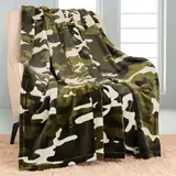 YISUMEI Camouflage Kuscheldecke Army Decke Weich und Warm Geschenke für Männer Jungen，150 x 200 cm