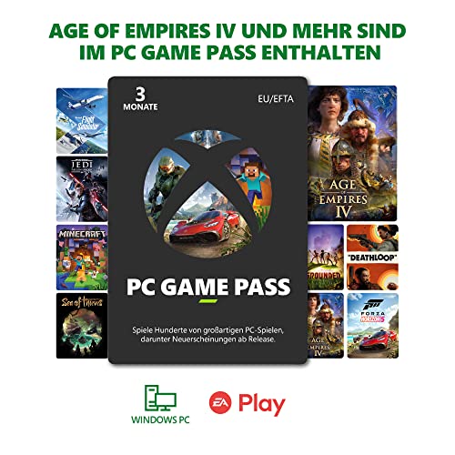 Xbox Game Pass for PC | 3 Month | Mitgliedschaft beinhaltet Age of Empires IV | Windows 10 - Download Code