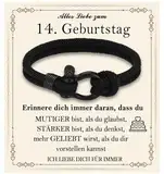 FAOMZQ Geburtstagsgeschenk für Jungen, Armband Geschenke für Jungs zum 14. Geburtstag, Tolles Geschenk für 14-Jährige Jungen Teenager zum 14 Geburtstag