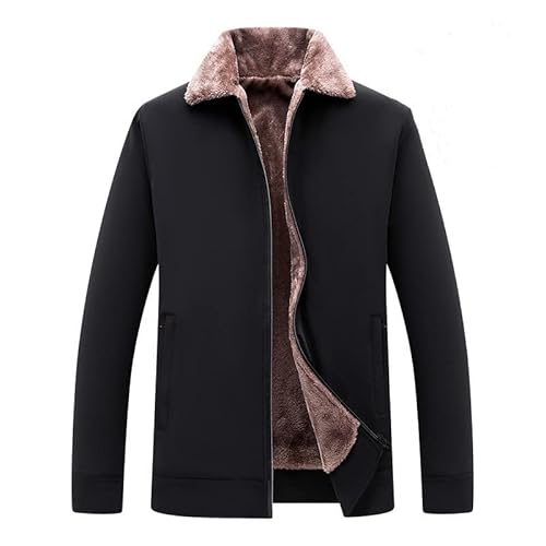 SRZYMJ Wintermantel Herren Lang Warm Dicker Übergangsmantel Wintermantel Parka Übergangsjacke Freizeitjacke Outdoor Jacket Funktionsjacke Dünn Softshelljacke Sweatjacke Steppjacke Fleecejacke