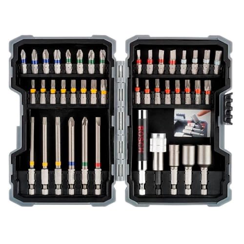 Bosch Professional 43tlg. Schrauber Bit Set (Zubehör für Elektrowerkzeuge)