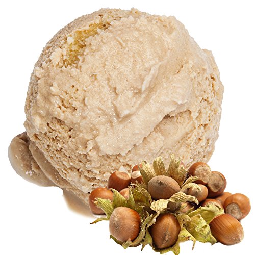 Haselnuss Geschmack 1 Kg Gino Gelati Eispulver für Milcheis Softeispulver Speiseeispulver