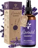 Heldengrün® Lavendelspray Gute Nacht [Bio-LAVENDELÖL] - Lavandula Angustifolia - Beruhigend & wohltuend - Premium Lavendel Spray - Ideal als Kissenspray, Einschlafspray & Schlafspray - Sleep Spray