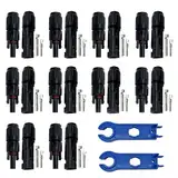 10 Paar Solarstecker, SolarPanel Stecker, 10 Pairs SolarStecker für Solar Panel Systems Solar Panel Adapter