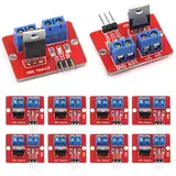 GERUI 10 Stück MOSFET Driver Module 0-24V 3,3 V / 5 V MOSFET Button Mos -Röhre Feldeffektröhre Single -Chip -PWM Laufwerksmodul fürArduino MCU ARM