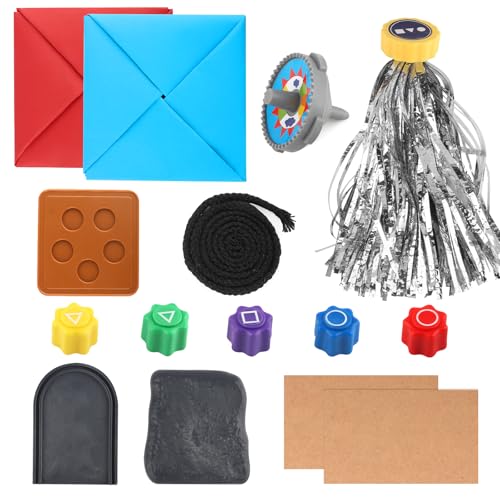 TOSAVGA Gonggi Korean Game, Koreanisches Volksspiel Set, Gongi Spiel, 6-Teiliges Gonggi-Stein-Set für Kinder und Erwachsene, Gonggi Koreanisches Spiel für Partypartys, Familienreisespiele
