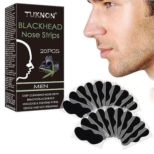 Nosestripes Mitesser, Nosestripes Blackheads, Nasenstrips, Blackhead Clear-Up Strips, Nasenstrips für Männer und Frauen, Mitesser-Streifen, Clearing Up Strips, Pore Strips for Blackheads, 20 Stück,New