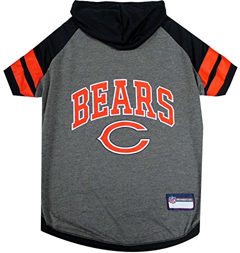 Pets First Chicago Bears Kapuzen-T-Shirt, Größe L