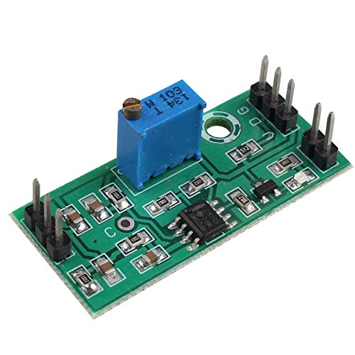 HALJIA LM393 Spannungsvergleichermodul, verstellbare Signalwellenform, hohe niedrige Stufe/Lastantrieb, Doppelkanal, 4,5–28 V, Hochspannungsmodul