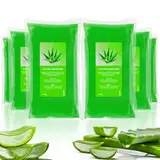 YAOBLUESEA 6 Pack Paraffinwachs, 2700g Aloe Vera Nachfüllung Paraffinwachs Blöcke für Paraffinbad Hände und Füße, Lindert Muskelermüdung, Spendet Feuchtigkeit und Nährt