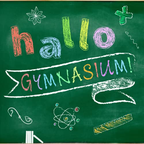 Hallo GYMNASIUM!: Erinnerungsbuch zum Gymnasiumanfang ★ Mit Farbe ★ Geschenk zur Umschulung für Mädchen und Jungen ★