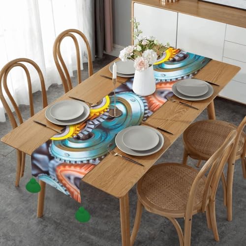 Tischläufer für Landmaschinen, 35,6 x 152,4 cm, Küchentischläufer, perfekt für Küche, Büro und Partys
