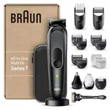 Braun All-In-One Bartpflege Bodygroomer Set, 17-in-1 Barttrimmer/Bartschneider, Trimmer/Haarschneider Herren, Haarschneidemaschine, 100 Min. kabellose Laufzeit, MGK7491