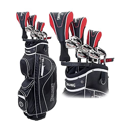 Spalding SX35 Premium Golf-Set für Herren, Rechtshänder, Graphit/Stahl