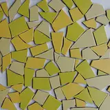 Fliesenbruch frostfest verschiedene Mixe Mosaik Bruchfliesen (3.5, Gelbmix)